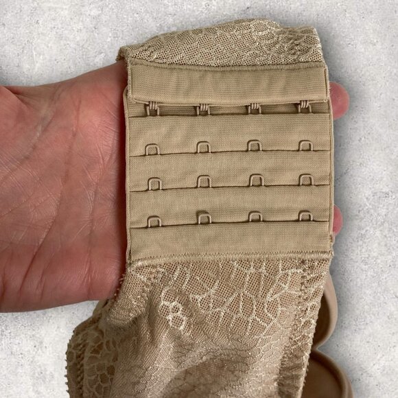 NEW Chantelle C Magnifique Underwire Minimizer Bra Tan Beige Size 36 H Nude NWOT - Picture 6 of 12